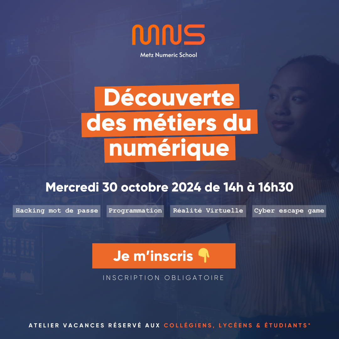 Atelier Découverte des Métiers du Numérique